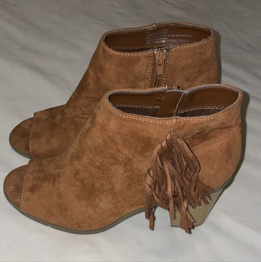 Preloved New Direction Open Toe Boot Size 8.5 - image 1